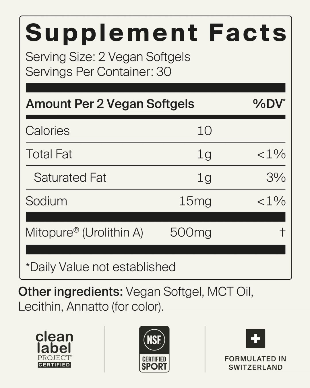 Mitopure Softgels